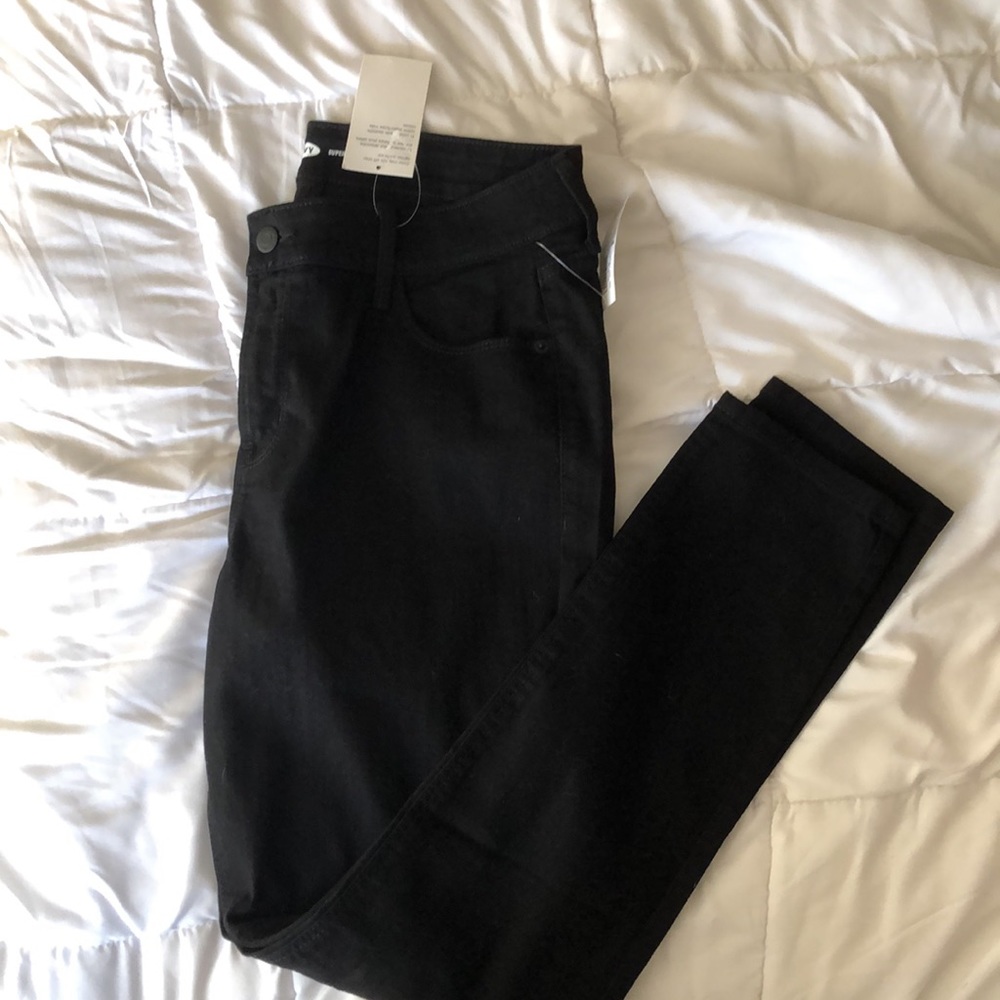 Old navy super skinny black jeans size 10